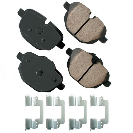 Excellent Appliances Euro Ultra-Premium Rear Brake Pads for 2011-2018 BMW - Set of 4 EX3085624